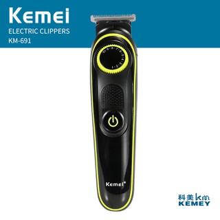 Kemei หัวตัดปัตตาเลี่ยนไฟฟ้า ปรับได้ สําหรับผู้ชาย KM-691