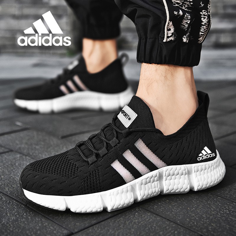 Adidas Soft Sole Sports Shoes Breathable Large Size Lightweight Couple ...