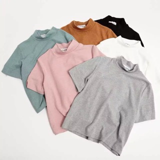 turtle neck tee 💕 สินค้าพร้อมส่งค่า