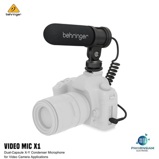 Behringer Video mic X1 ไมโครโฟนติดกล้องแบบคอนเด็นเซอร์ รับเสียงแบบ Unidirectional