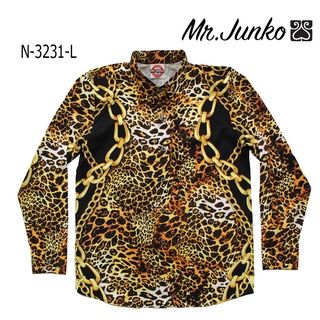 ⚡ ส่งฟรี⚡เชิ้ตแขนยาว งานต่อลาย Mr-Junko N-3231-L ราคาคุ้มค่าที่สุด