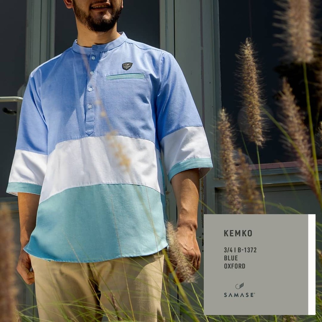 (can Pay In Purpose) Kemko 3 / 4 B1372 รองเท้าผ้าใบลําลองสีฟ้า