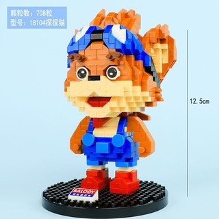 ตัวต่อ Nano Block Tan Tan Meow ตัวสุนัขจิงจอก จำนวนตัวต่อ 708 ชิ้น - Balody 18104