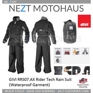 Givi Ridertech RRS07 AX เสื้อกันฝน กันน้ํา (M / L / XL / XXL)