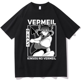 เสื้อยืด พิมพ์ลายอนิเมะ Vermeil KinSou No Vermeil สําหรับผู้ชาย และผู้หญิง