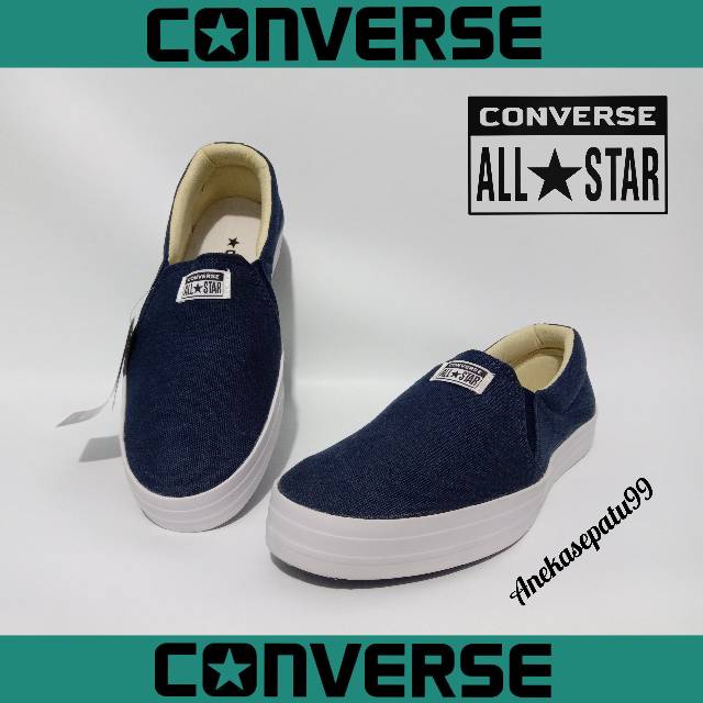 Converse รองเท้าสําหรับผู้ชายและผู้หญิง SLIP ON UNISEX COUPLE / รองเท้าสําหรับ BOYS และ GIRLS COLLEGE SCHOOL