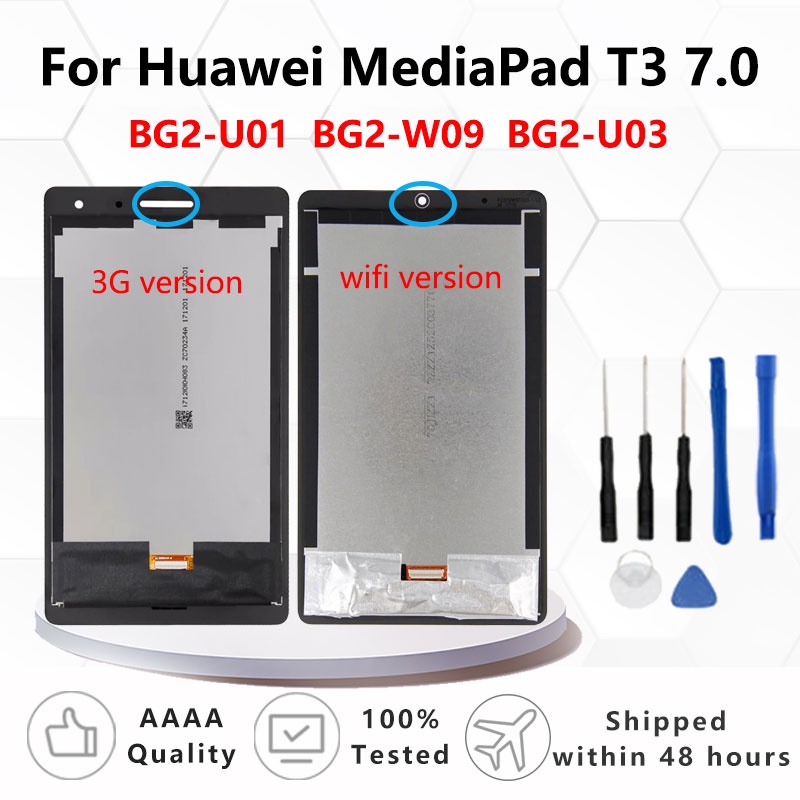 ใหม่สําหรับ Huawei MediaPad T3 7 BG2-W09 จอแสดงผล BG2-U01 BG2-U03 จอแสดงผล LCD Matrix หน้าจอสัมผัสแผ