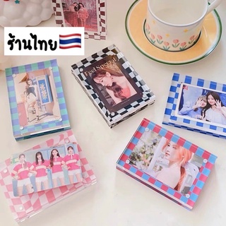 [ร้านไทย🇹🇭] พร้อมส่ง กรอบรูปแม่เหล็ก กรอบรูปอะคริลิค ใส่ภาพ การ์ด โพลารอยด์ แบบหนา ขอบเหลี่ยม ตั้งโต๊ะ