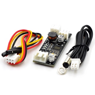 โมดูลควบคุมอุณหภูมิพัดลม 12V 0.8A DC PWM 2-3 NTC B 50K 3950 สําหรับคอมพิวเตอร์