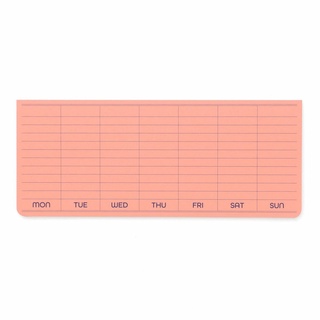 Penco Sticky Memo Pad Weekly Pink l Sticky Memo Pad รายสัปดาห์ สีชมพู แบรนด์ Penco ประเทศญี่ปุ่น (HCN170-PI)