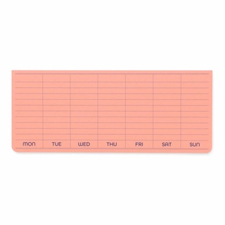 Penco Sticky Memo Pad Weekly Pink l Sticky Memo Pad รายสัปดาห์ สีชมพู แบรนด์ Penco ประเทศญี่ปุ่น (HCN170-PI)