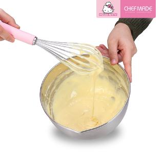 CHEFMADE Hello Kitty Non-slip Handle Stainless Steel Cream Manual Egg Beater Mixer Kitchen Household Cake Baking Tools Cake Tool KT7007