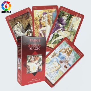 Tarot Of Sexual Magic Tarot การ์ดเกมกระดานของเล่นสําหรับเด็ก