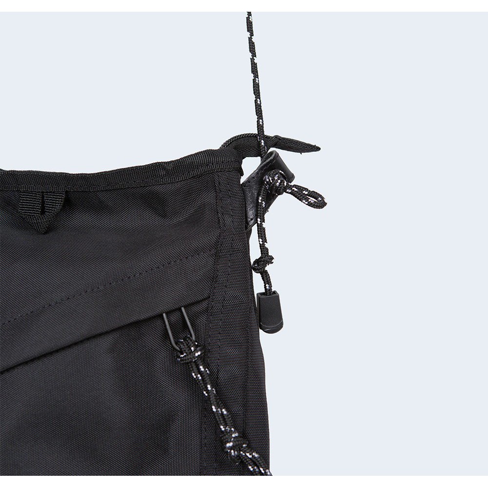 bangkoklist(BA1653) กระเป๋าผ้าสะพายข้างสายเชือก Sacoche Bag แฟชั่น
