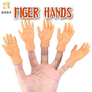 Screepy Halloween Mini Finger Hands Tiny Left Right Hand for Game Party Costume