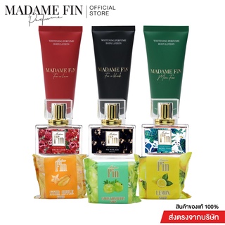 MADAME FIN มาดามฟินของแท้ รุ่นคลาสสิค3 โลชั่นคลาสสิค3 สบู่ 3(แจ้งกลิ่น/สีได้ในหมายเหตุ)