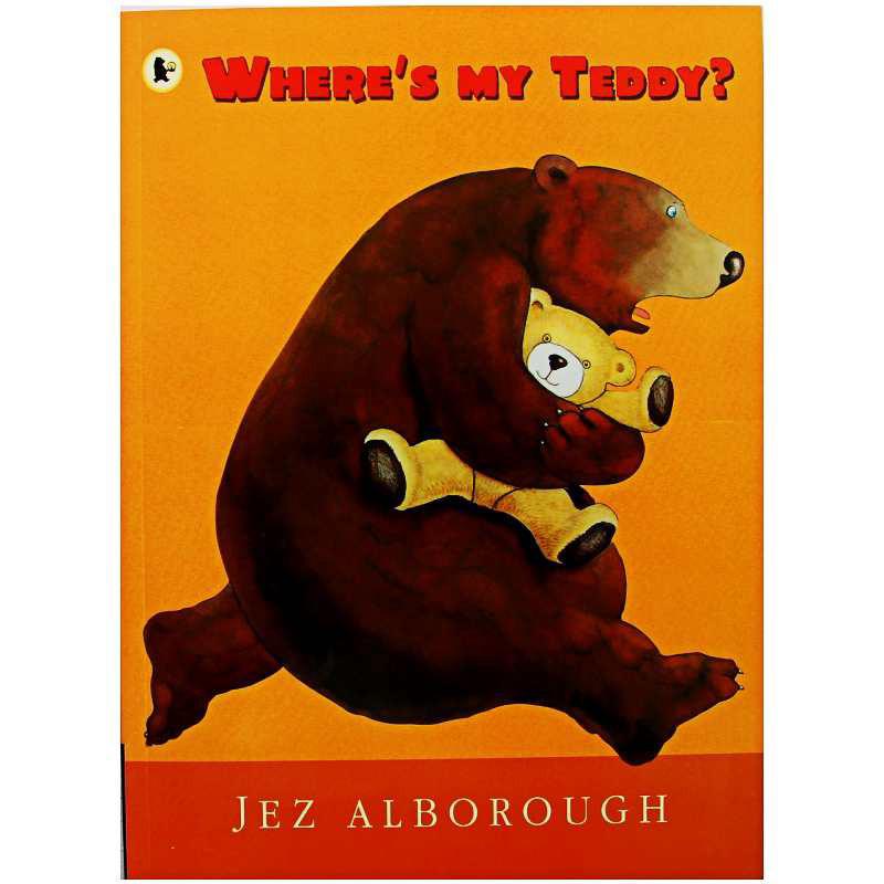 หนังสือภาษาอังกฤษสำหรับเด็กWhere  S My Teddy ? หนังสือภาษาอังกฤษของเล่นเสริมการเรียนรู้เด็ก