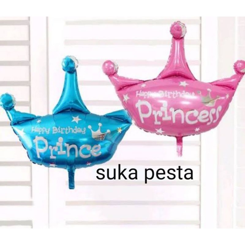 MINI CROWN BALLOONS / PRINCESS CROWN BALLOONS / PRINCE CROWN BALLOONS / PRINCESS BALLOONS / CROWN BA