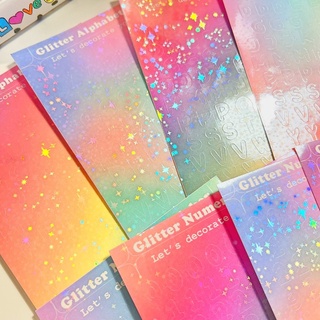 Glitter Sticker Collection | Col. 3