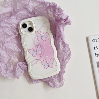 เคสโทรศัพท์มือถือ ลายการ์ตูนผีเสื้อ ขอบหยัก สําหรับ OPPO Reno2F Reno2 Reno5