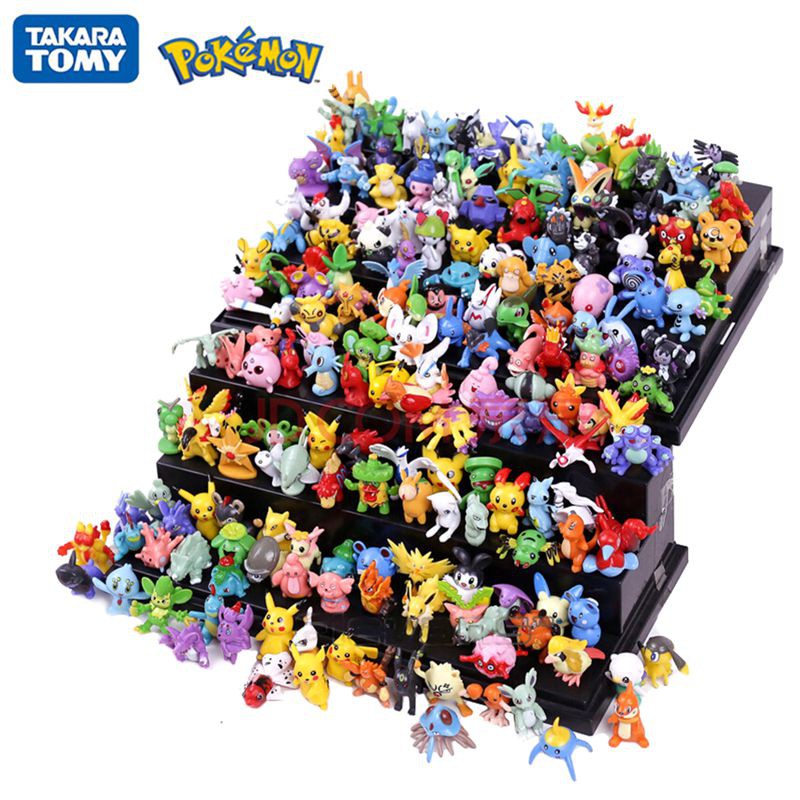 ฟิกเกอร์อนิเมะ Tomy Pokemon Pikachu ขนาด 2-3 ซม. ของขวัญวันเกิด สําหรับเด็ก 24 ชิ้น