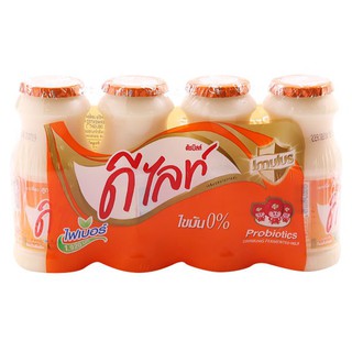 ดัชมิลล์ ดีไลท์ นมเปรี้ยว สูตรเคซีไอ ผสมไฟเบอร์อินูลิน 160 มล. แพ็ค 4