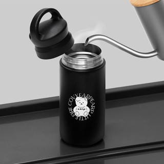 earpearp - LITTLE FIRE COVY-BLACK (vacuum tumbler) 350 ml ขวดน้ำเก็บความเย็น