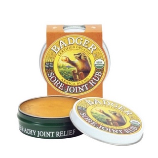 [พร้อมส่ง] นำเข้าจากอเมริกา ของแท้ 100% บาล์มบรรเทาปวดเมื่อย Badger Company Sore Joint Rub - Sore Muscle Rub