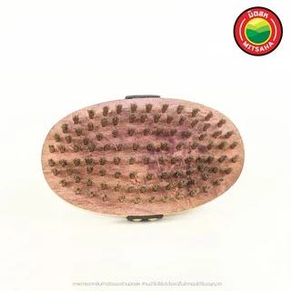 แปรงทองเหลือง กลมไข่ ขัดพื้น ขจัดคราบ อเนกประสงค์ Brass Wire Brush มิตสห