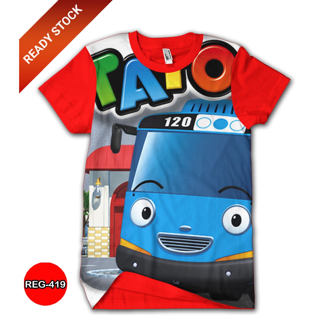 เสื้อยืด Tayo The Little Bus สําหรับเด็ก REG-419