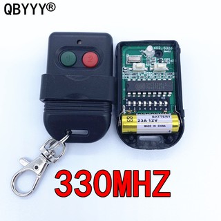 Qbyyy SMC5326P-3 SMC5326 สวิตช์ 8dip 330 mhz รีโมตคอนโทรล สําหรับประตูโรงรถ (รวมแบตเตอรี่)