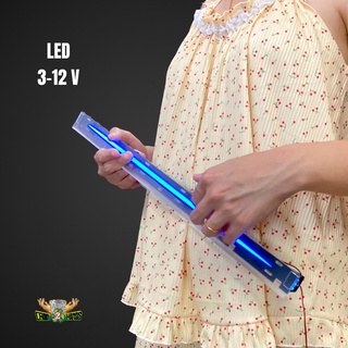 ไฟ LED OEM สี ICE-BLUE ขนาด 48x3 Cm. ไฟแต่งบ้าน DIY รถยนต์ ตู้ลำโพง ฯลฯ *ส่งจากไทย