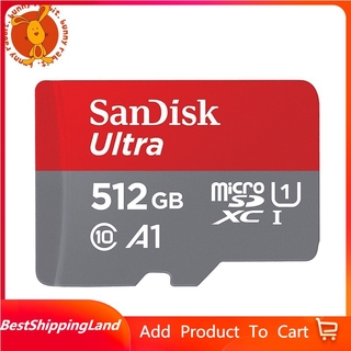 Sandisk การ์ดหน่วยความจํา Micro sd Card A1 การ์ด TF 64GB 32GB 256GB 512GB Hight Speet