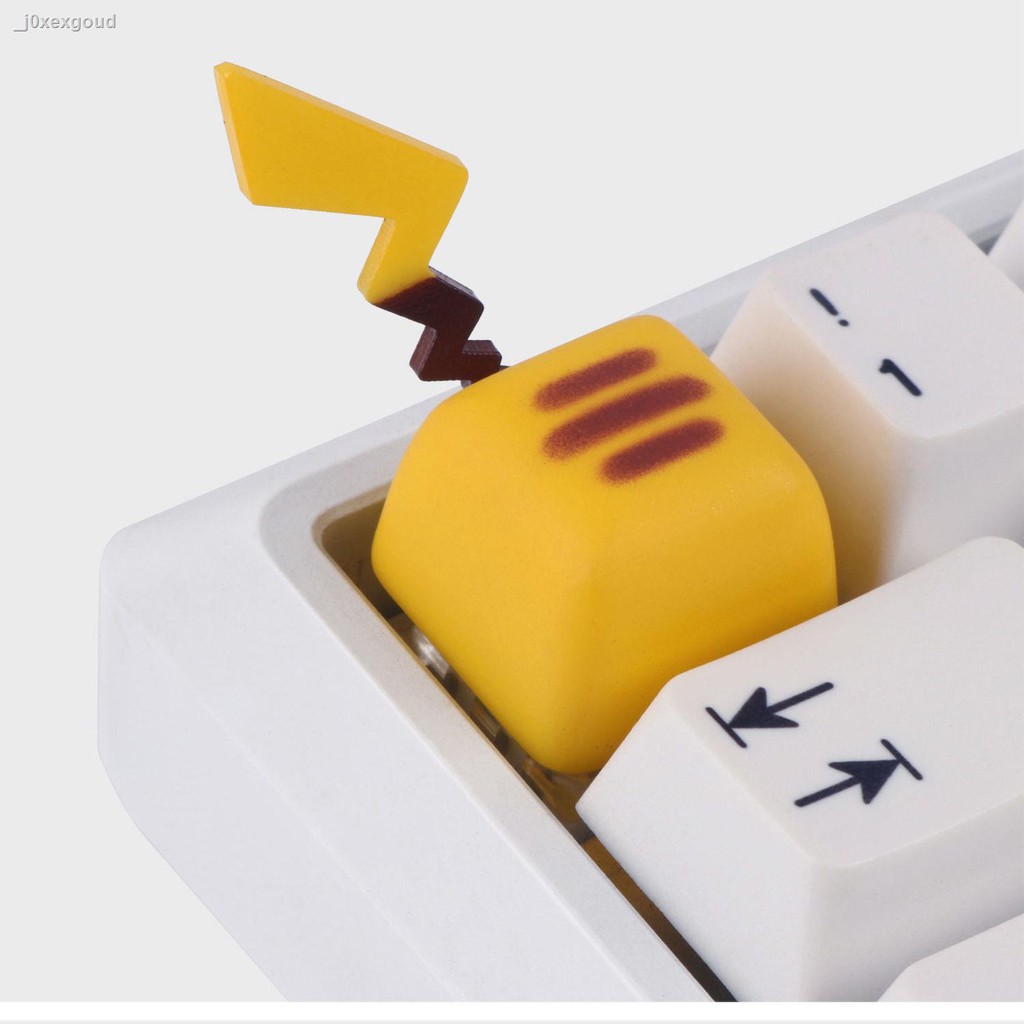 【hot】♠ Pokemon Pikachu Keycap Pokemon Pokémon Pikachu Little Fire ...