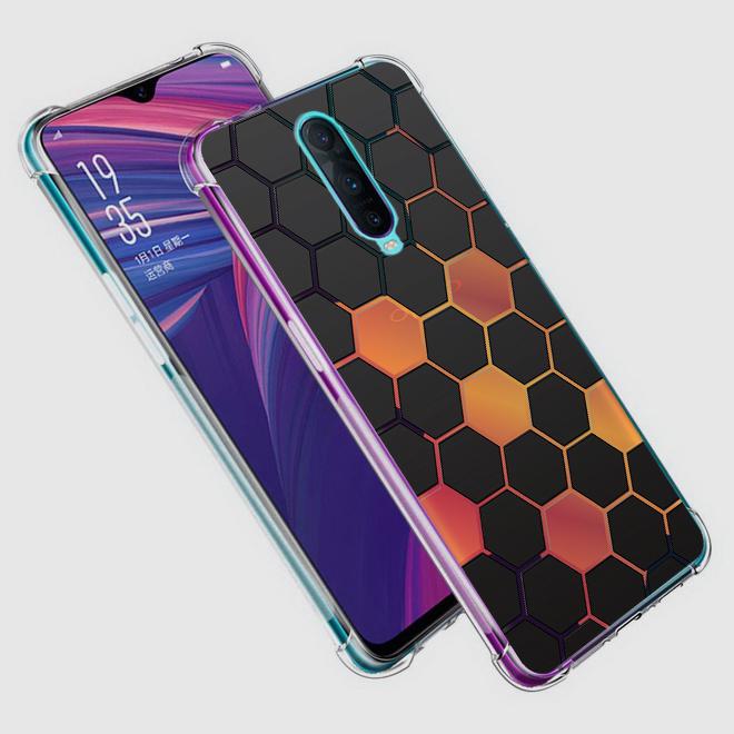 เคส สำหรับ OPPO R17 Pro Polygon Series 3D Anti-Shock Protection TPU Case [PG002]