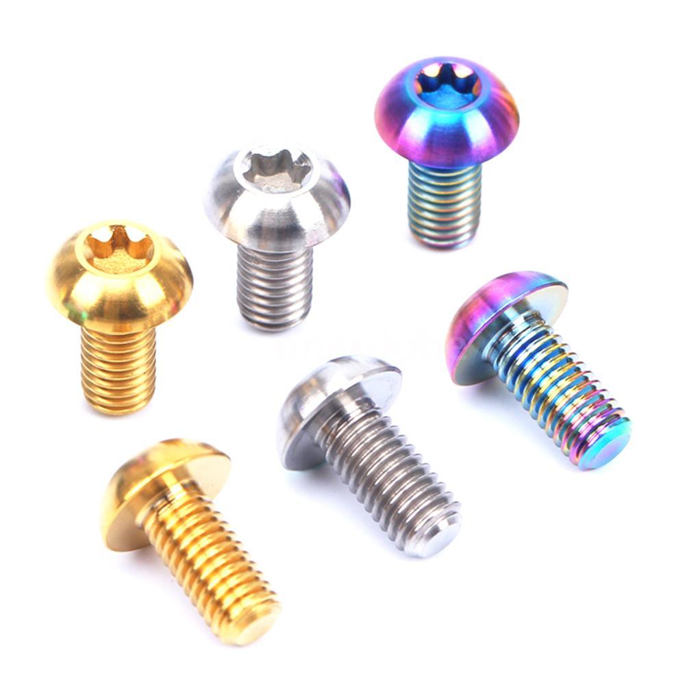 Wanyifa M5 X 10Mm Titanium Ti Mountain Kerékpáros Kerékpár Tárcsás - Foto 9