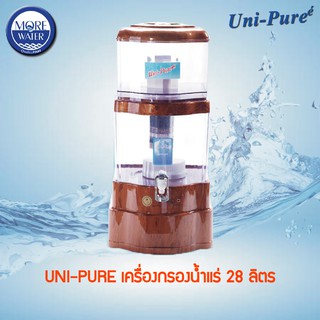 เครื่องกรองน้ำแร่ UNI-PURE ขนาด 28 ลิตร ลายไม้