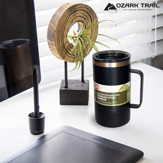 Ozark trail Tumbler ขนาด24oz แก้วสแตนเลสเก็บอุหภูมิร้อน/เย็น แบรนด์ดังจากยุโรป มีหูจับในตัวแก้วสามารถเก็บอุณหภฺมิ18-24ชม