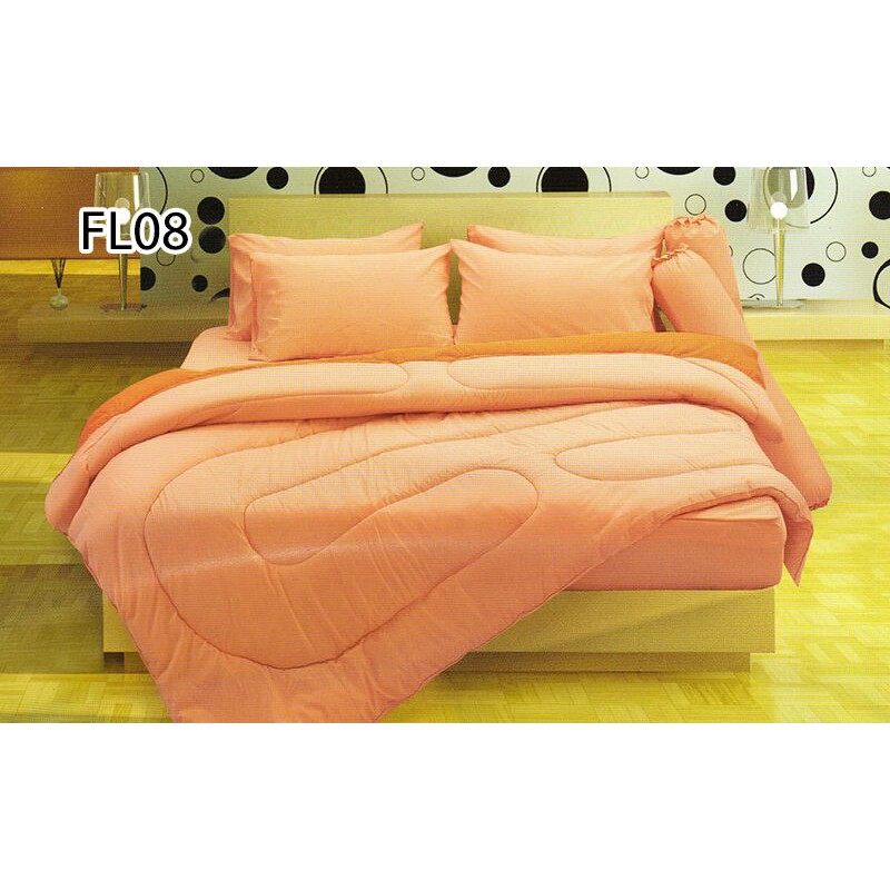 Fair Lady ผ้าปูที่นอน ขนาด 3.5/5/6 ฟุต (ไม่รวมนวม) Fair Lady พิมพ์ลาย FL08