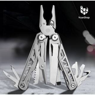 GHK6 คีมอเนกประสงค์ อุปกรณ์เดินป่า เครื่องมือสารพัดช่าง multi tool ฟังก์ชั่น มีด อุปกรณ์เอนกประสงค์ Multi-tools