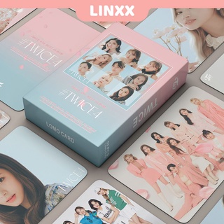 Linxx โปสการ์ด อัลบั้ม TWICE Lomo Card Kpop 4TH 55 ชิ้น