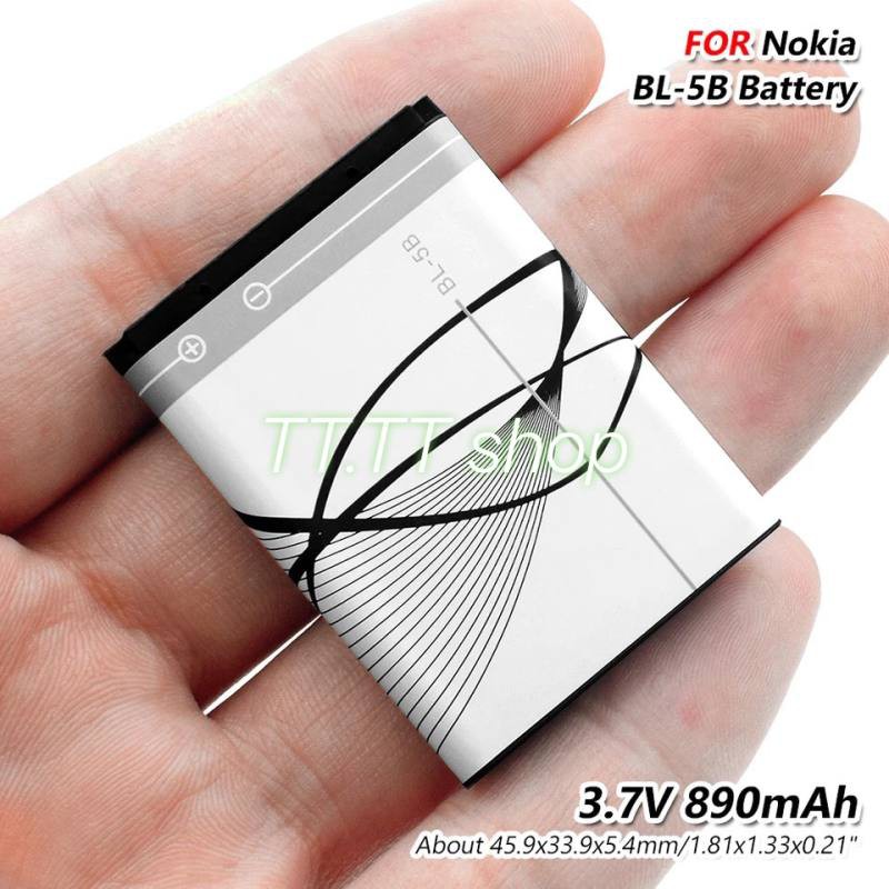 แบตเตอรี่ แท้ Nokia N83 N80 6120 6230 3220 3230 5070 5140 5200 BL-5B 890mAh