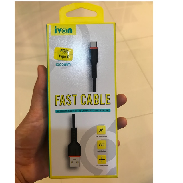 สายชาร์จ IVON TYPE-C