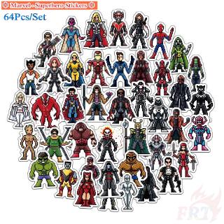 ❉ Marvel - Superhero สติ๊กเกอร์ ❉ 64Pcs/Set Fashion Mixed Doodle สติ๊กเกอร์