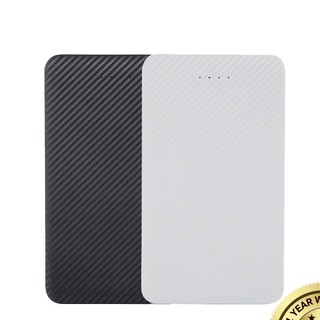 Eloop E30 แบตสำรอง 5000mAh Power Bank ลายเคฟล่า สุดบาง สุดเบา ของแท้ 100% ฟรีสายชาร์จ Micro