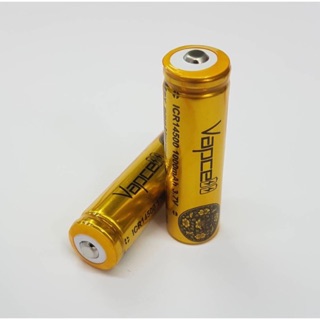 ถ่านชาร์จ Vapcell ICR14500 1000mAh 3A 3.7V ของแท้ 2 ก้อน รุ่นหัวนูน