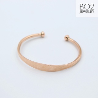 กำไลข้อมือนาก หลุดจำนำ 9k หน้าขัดเงาเกลี้ยงขยายได้ตามขนาดข้อมือ
