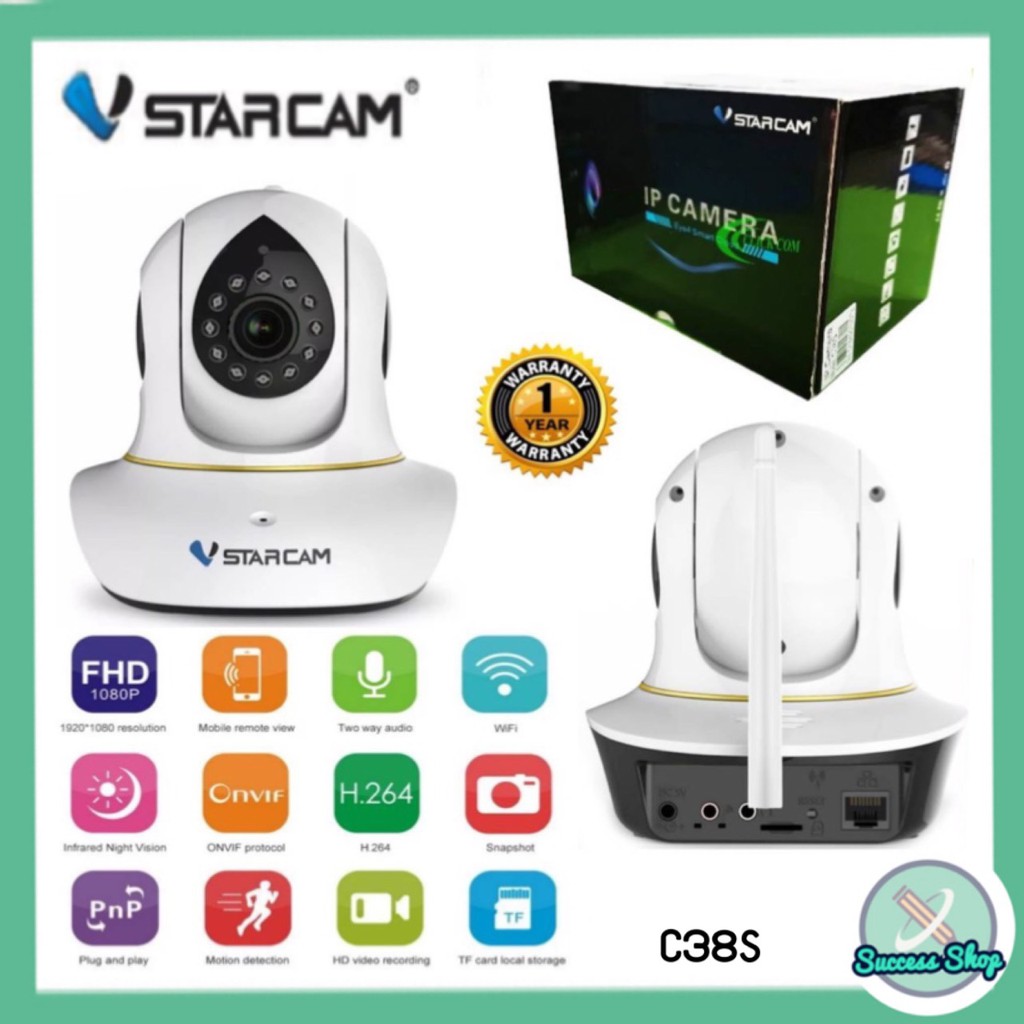 Vstarcam(วีสตาแคม) กล้อง IP Camera C38S