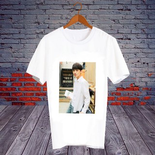 เสื้อยืดสีขาว สั่งทำ เสื้อดารา Fanmade เธอคือป้อมปราการของฉัน You Are My Hero ไป๋จิงถิง หม่าซือฉุน MHA1