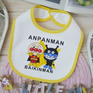 📣Sale📣ผ้ากันเปื้อน ผ้ากันน้ำลาย Anpanman&amp;Baikinman